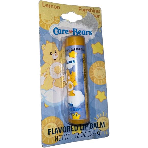 Care Bears Other - Care Bears Flavored Lip Balm Funshine Bear Lemon Lotta Love Beauty